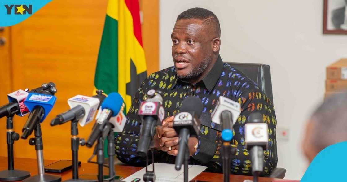 The Minister for Communication, Digital Technology and Innovations, Samuel Nartey George, Ningo-Prampram MP, alleged financial impropriety, at his ministry,. The Minister for Communication, Digital Technology and Innovations, Samuel Nartey George, Ningo-Prampram MP, alleged financial impropriety, at his ministry,.