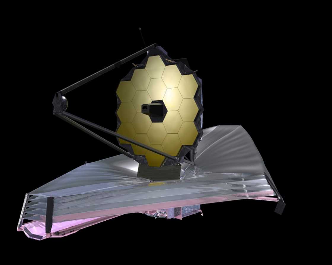 This handout image provided by NASA shows an artist's rendition of the James Webb Space Telescope This handout image provided by NASA shows an artist's rendition of the James Webb Space Telescope