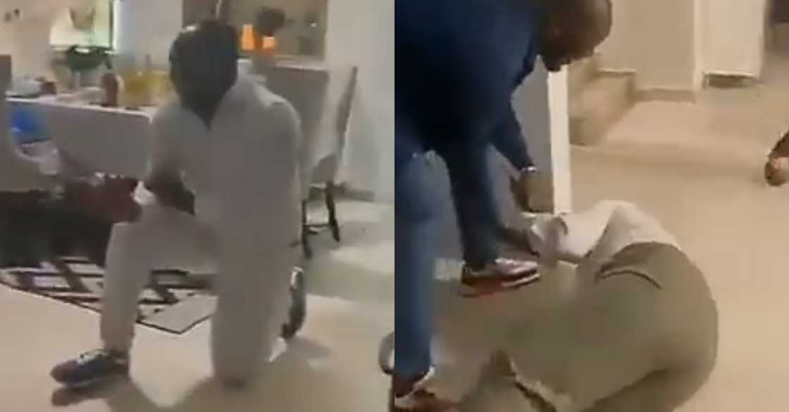 Lady breaks down on the floor in emotional video as boyfriend proposes to her Lady breaks down on the floor in emotional video as boyfriend proposes to her