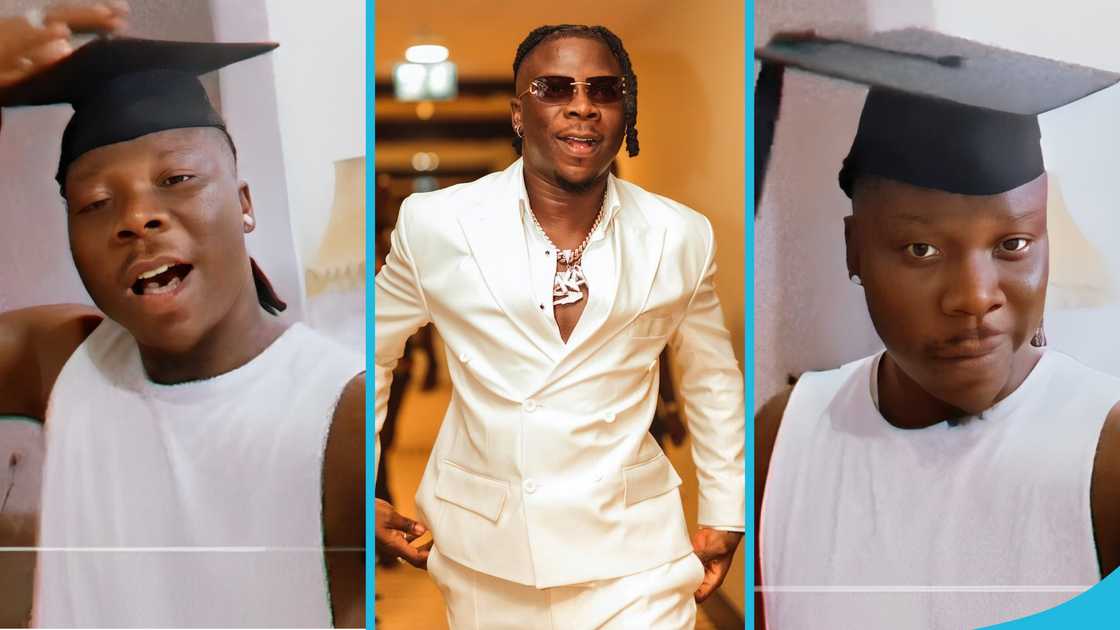 Stonebwoy, GIMPA, Stonebwoy excited, Stonebwoy Graduation at GIMPA, Stonebwoy prepares for his graduation