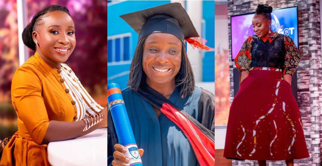 Naa Ashorkor earns master’s degree in Public Relations, drops no-makeup photo in graduation robe