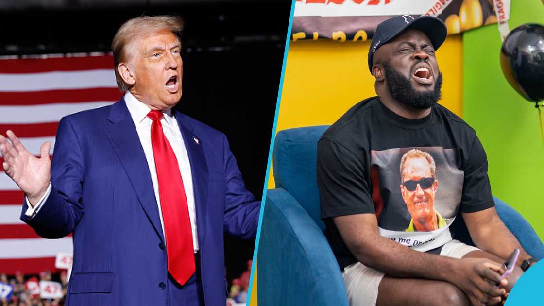 Donald Trump, Kwadwo Sheldon, American elections, American votes, Ghanaian YouTuber