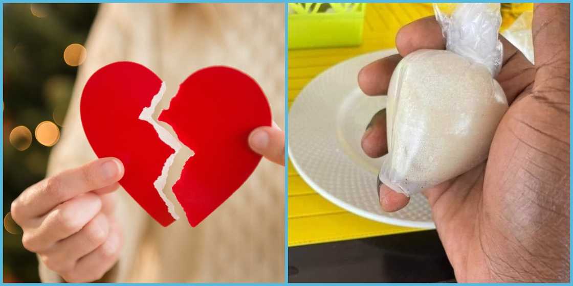 Ghanaian Man, Breaks Up With Girlfriend, Ghana Social Media, Balls Of Banku Ghanaian Man, Breaks Up With Girlfriend, Ghana Social Media, Balls Of Banku