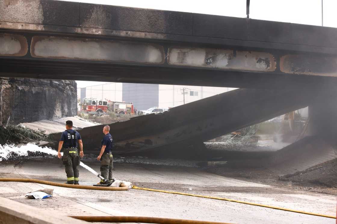 A section of the Interstate 95 in Philadelphia, which collapsed on June 11, reopened Friday ahead of schedule A section of the Interstate 95 in Philadelphia, which collapsed on June 11, reopened Friday ahead of schedule