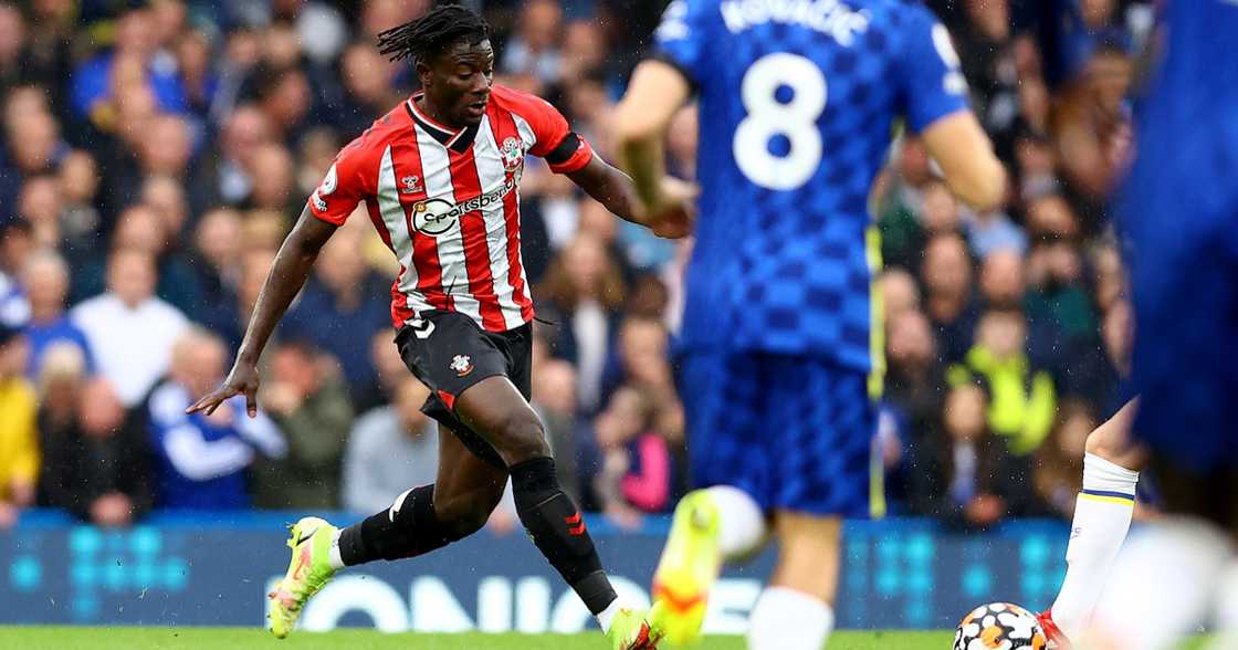 Mohammed Salisu in action against Chelsea. SOURCE: Twitter/ @SouthamptonFC Mohammed Salisu in action against Chelsea. SOURCE: Twitter/ @SouthamptonFC