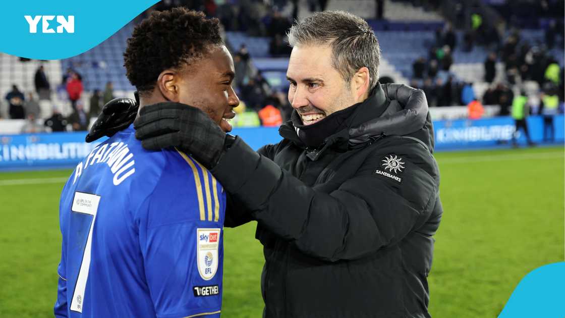 Abdul Fatawu Issahaku, Leicester City, Jordan Ayew, West Bromwich Albion, FA Cup, Championship playoff race, football highlights, Ghanaian footballer, Martí Cifuentes, Fatawu Issahaku goal.