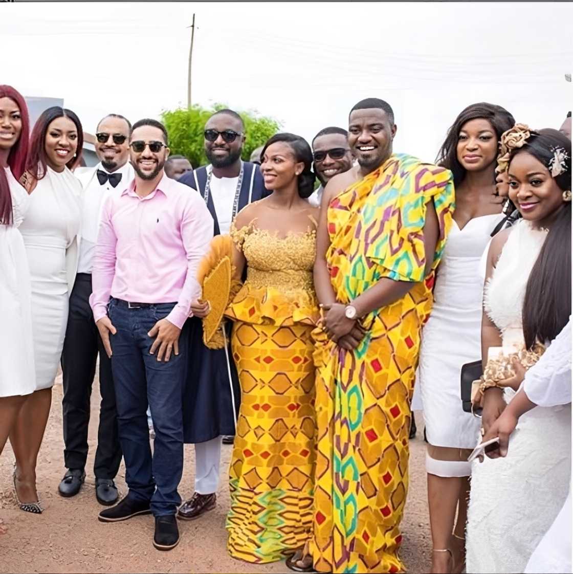 John Dumelo, John Dumelo and Gifty Dumelo, John Dumelo's wedding, Ghanaian actors, John Dumelo and wife, Majid Michel