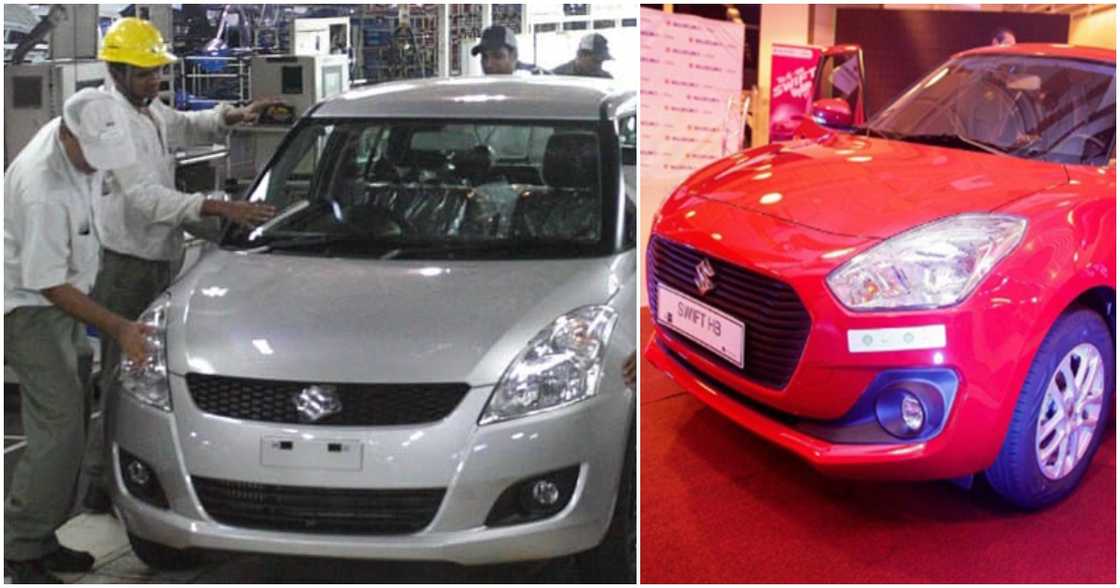 Suzuki Swift vehicles are being assembled locally in Ghana.