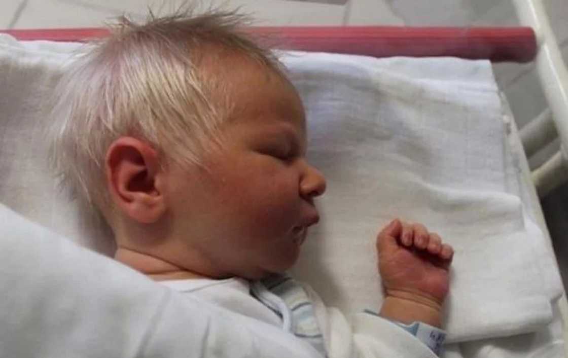 Gray-Haired Baby Born and is Adorable!