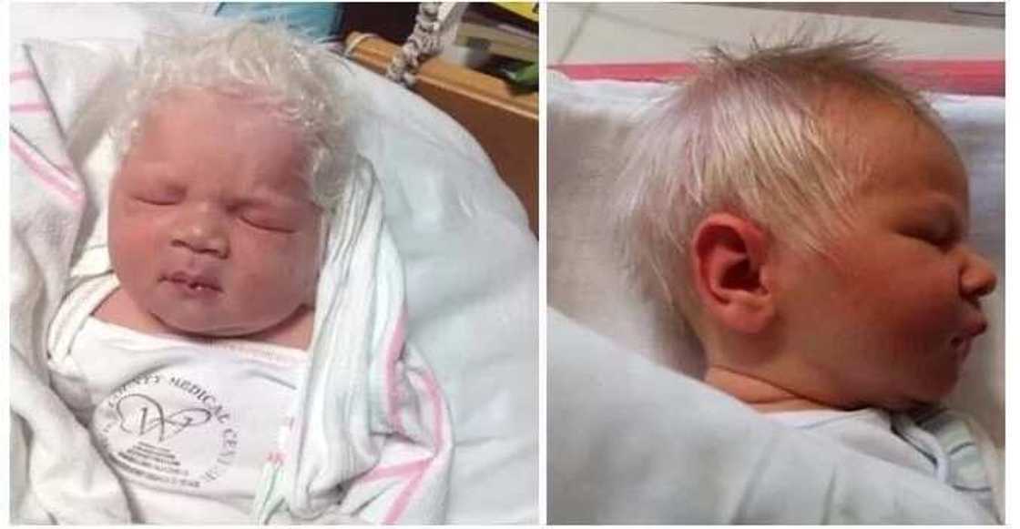 Gray-Haired Baby Born and is Adorable! Gray-Haired Baby Born and is Adorable!