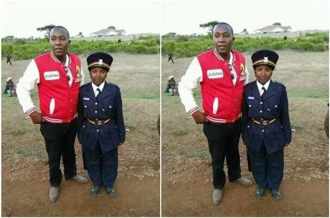 SHORTEST police officer IN KENYA leaves many with questions than answers (photos)