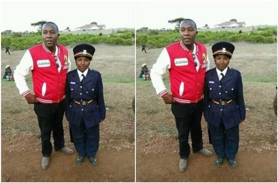 SHORTEST police officer IN KENYA leaves many with questions than answers (photos) SHORTEST police officer IN KENYA leaves many with questions than answers (photos)