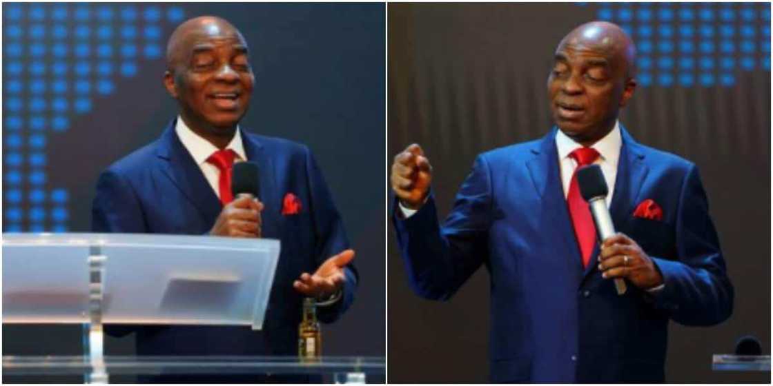Bishop David Oyedepo has spoken against feminist revolution Bishop David Oyedepo has spoken against feminist revolution