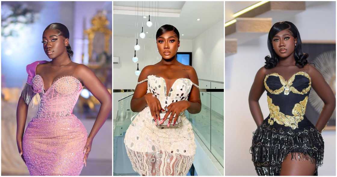 Hajia Bintu Puts Curves On Display In Short See-Through Glittering Dress For Her 22nd Birthday Party Hajia Bintu Puts Curves On Display In Short See-Through Glittering Dress For Her 22nd Birthday Party