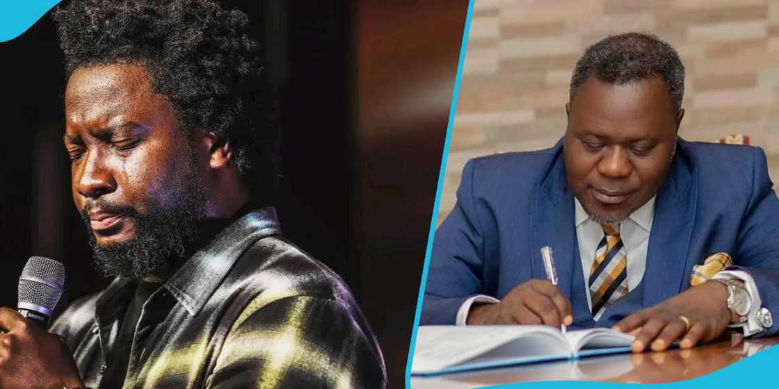 Sonnie Badu and Dr Kwaku Oteng