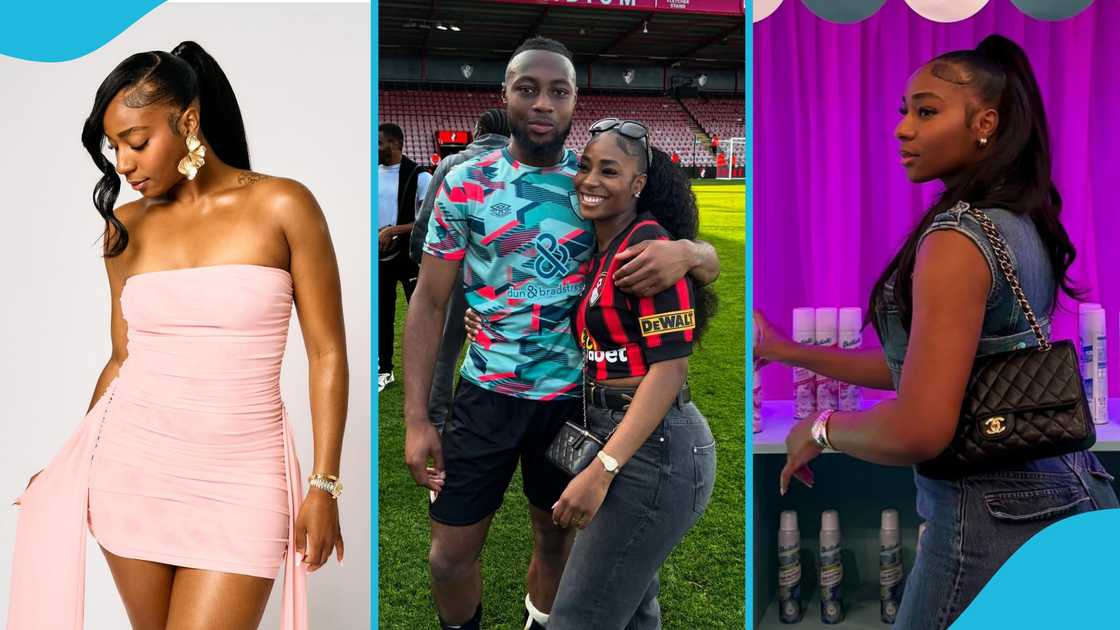 Antoine Semenyo, girlfriend, Jordeen Buckley, AFC Bournemouth, Black Stars, Ghana. Antoine Semenyo, girlfriend, Jordeen Buckley, AFC Bournemouth, Black Stars, Ghana.