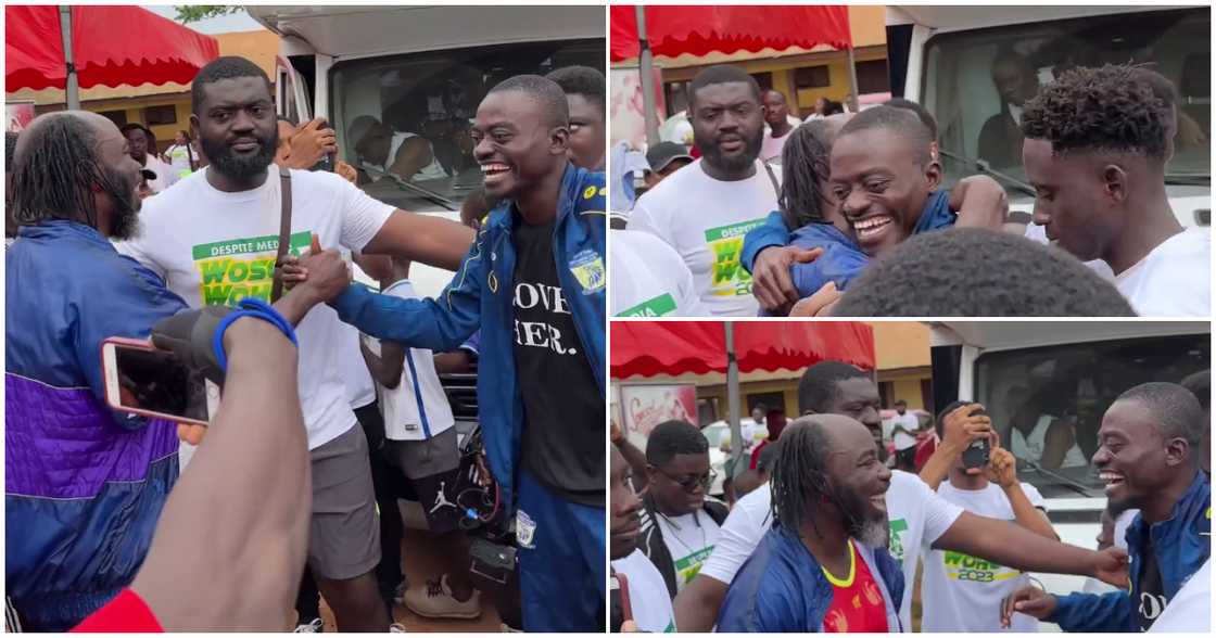 Big Akwes and Lil Win squash beef Big Akwes and Lil Win squash beef