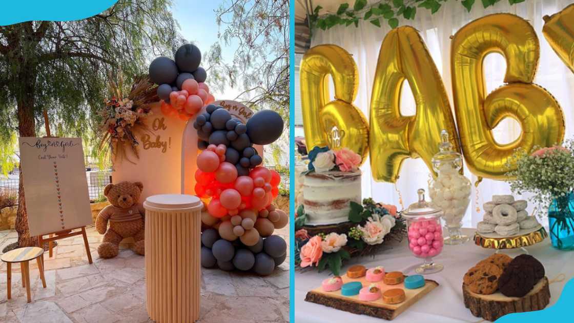 Vintage gender reveal theme Vintage gender reveal theme