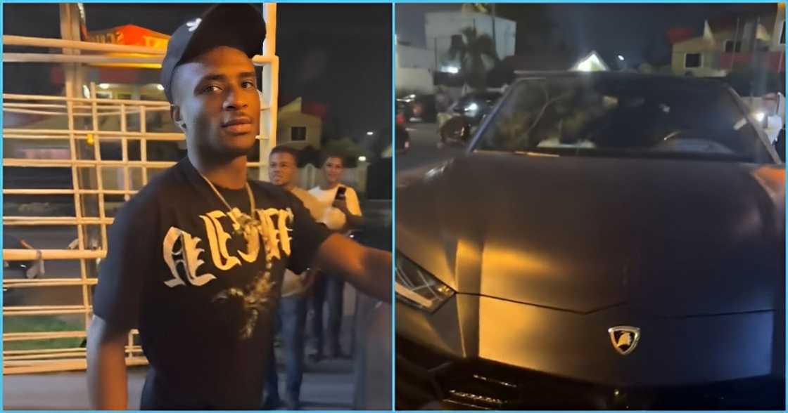 Photo of Mohammed Kudus and his car Photo of Mohammed Kudus and his car