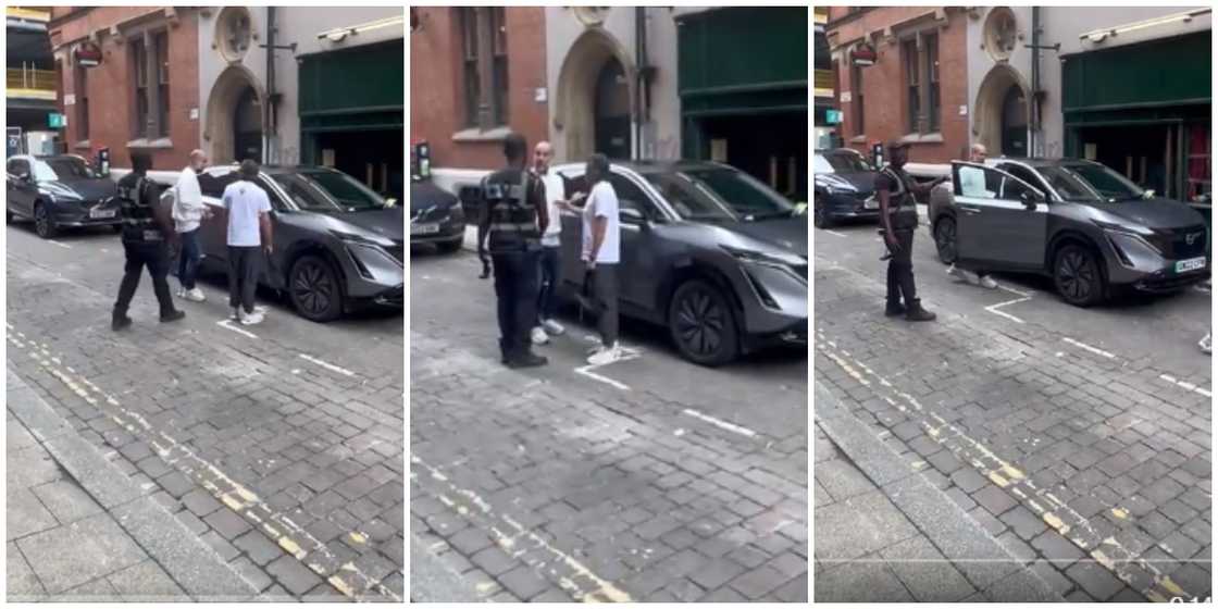 Photo of traffic warden and Pep Guardiola