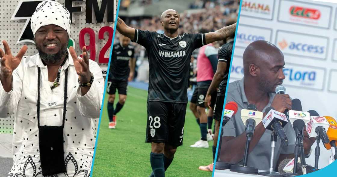 Blakk Rasta, Dede Ayew and Otto Addo Blakk Rasta, Dede Ayew and Otto Addo