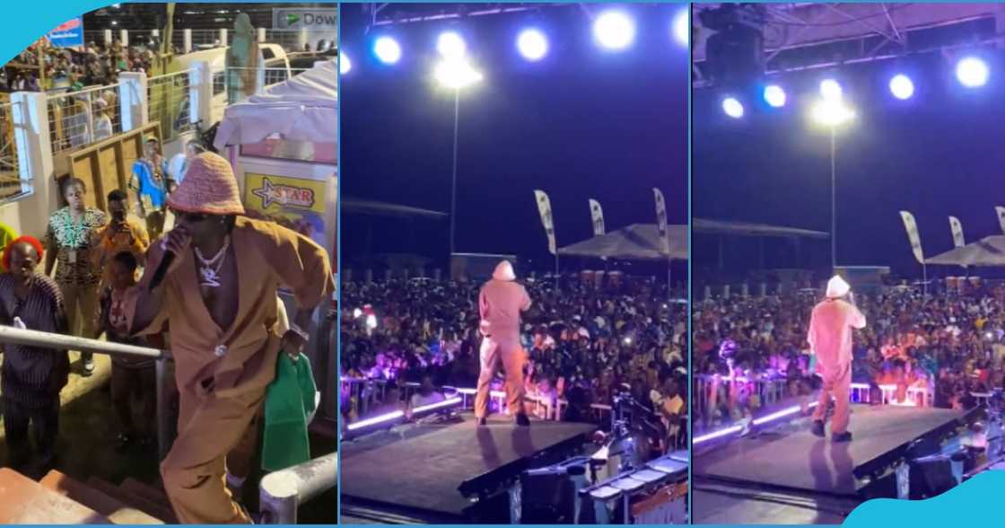 Pics of Stonebwoy's perfomance