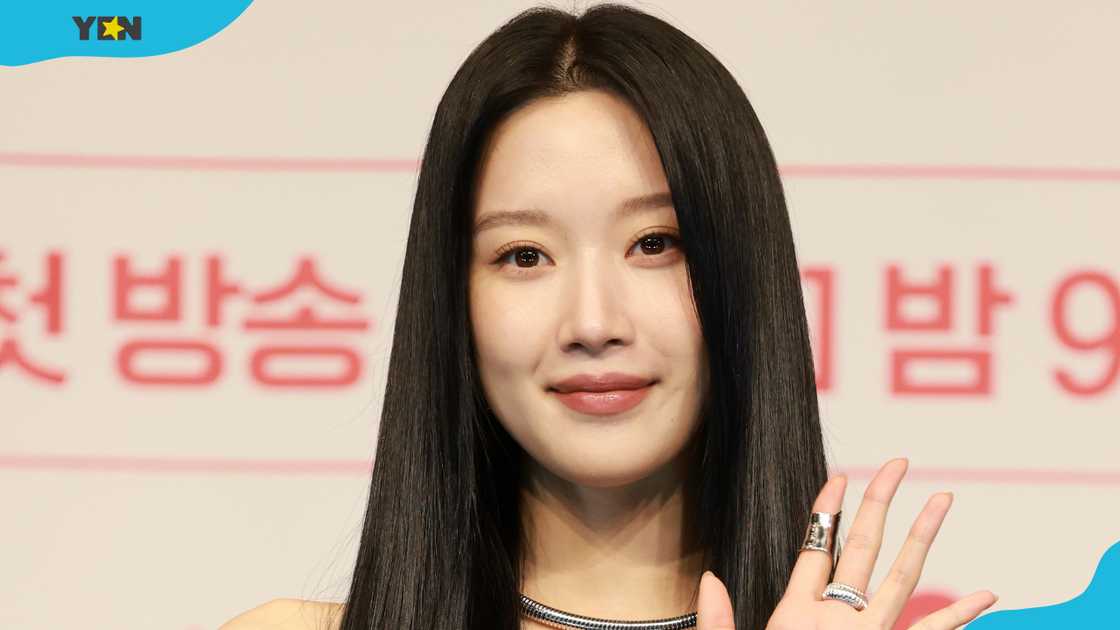 Moon Ga-young attends tvN TV series 'Law and the City' press conference.