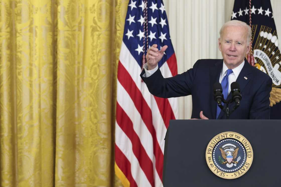 President Joe Biden warned that denial of election results is a 'path to chaos in America'