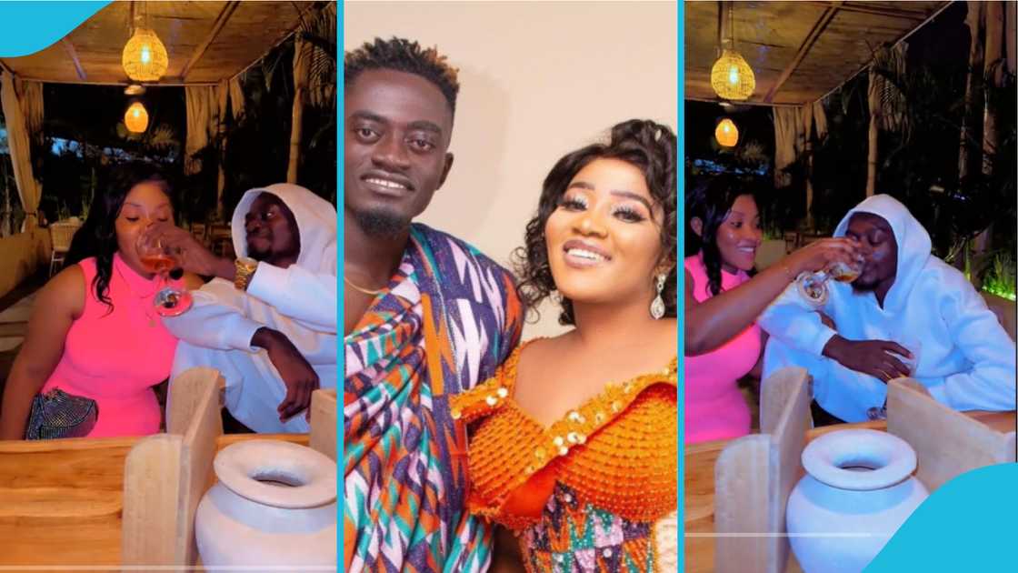 Maame Serwaa, Lil Win, marriage, couple, love, social media, TikTok, romance Maame Serwaa, Lil Win, marriage, couple, love, social media, TikTok, romance