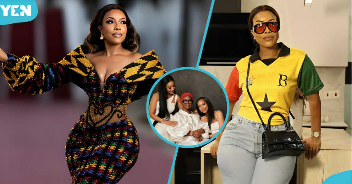 Joselyn Dumas, Xenia Gaisie, Bridget Mateko Dumas, Joselyn Dumas' Mother, Joselyn Dumas' daughter, Joselyn Dumas' Family, Birthday Celebration, Ghanaian Actress
