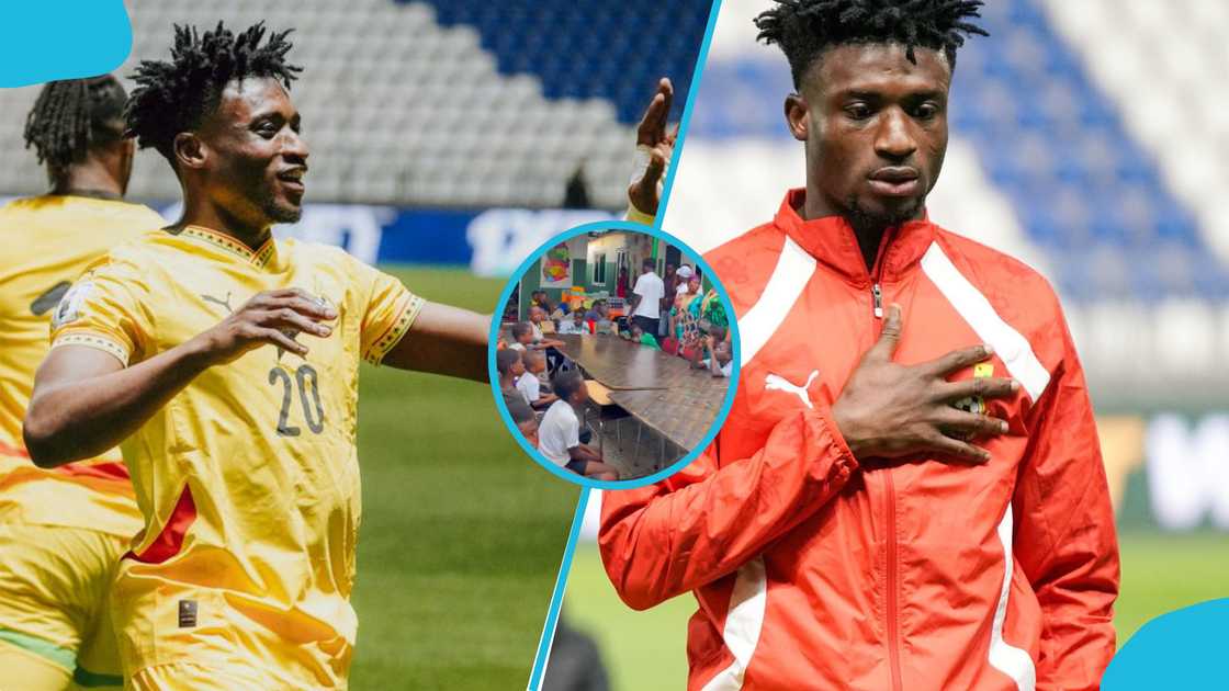 Mohammed Kudus provides for Islamic School ahead of Eid celebrations. Mohammed Kudus provides for Islamic School ahead of Eid celebrations.