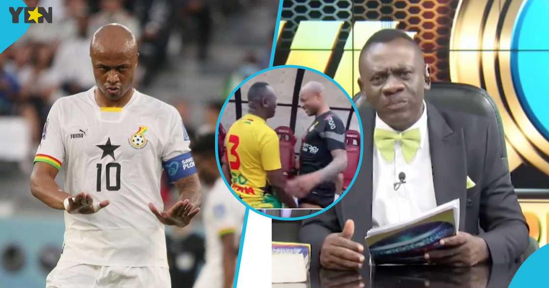 Dede Ayew and Akrobeto at Baba Yara Stadium Dede Ayew and Akrobeto at Baba Yara Stadium