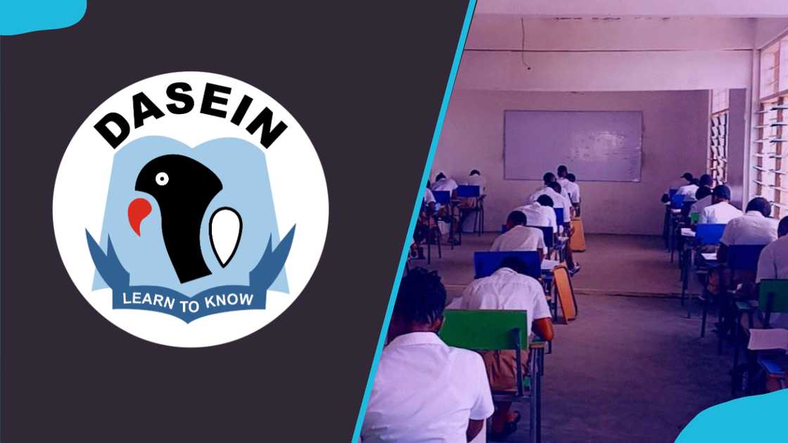 Dasein Practical School's logo and classroom