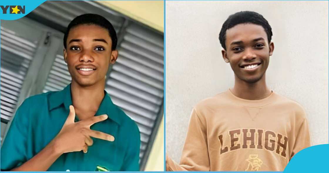 A photo of Evans Oppong showing his time as a student of Prempeh College and Lehigh University. A photo of Evans Oppong showing his time as a student of Prempeh College and Lehigh University.