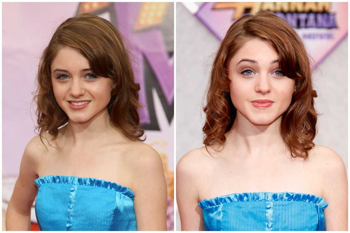 Natalia Dyer then and now Natalia Dyer then and now