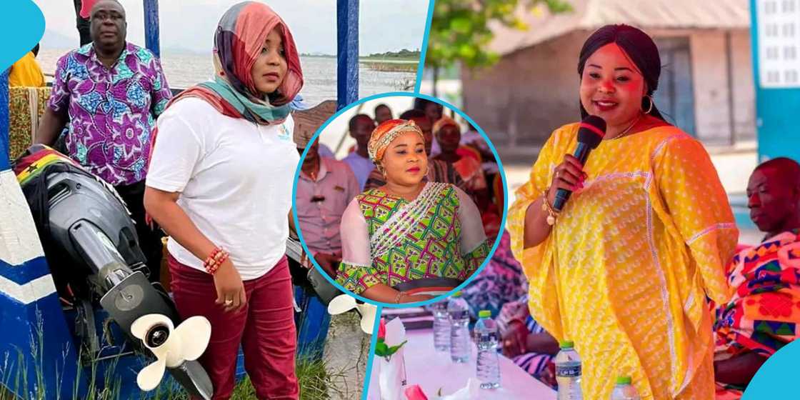 Betty Krosbi Mensah engaging with her constituency Betty Krosbi Mensah engaging with her constituency