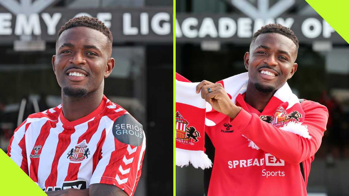 Salis Abdul Samed at the Stadium of Light. Salis Abdul Samed at the Stadium of Light.