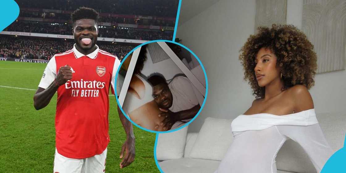 Thomas Partey's girlfriend is pregnant Thomas Partey's girlfriend is pregnant
