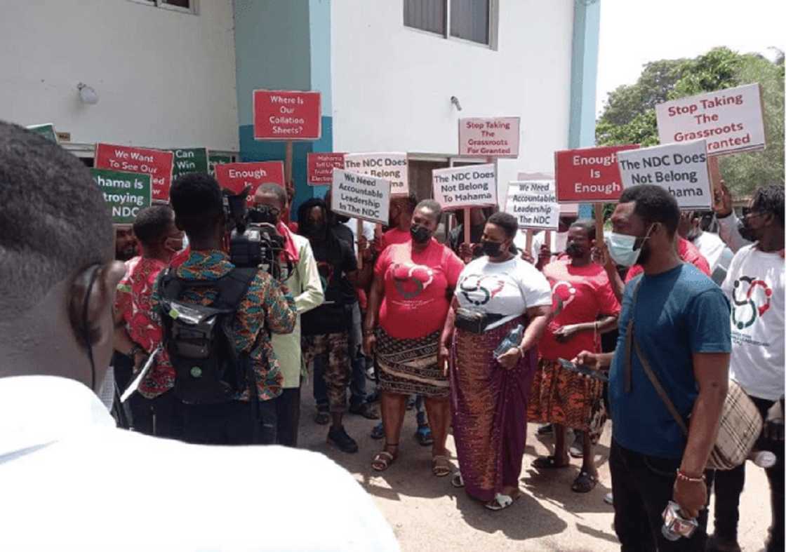 John Mahama: NDC Supporters Demonstrate Against 2020 Flagbearer