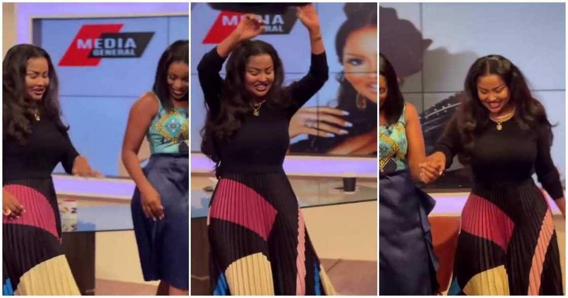 Nana Ama McBrown and Berla Mundi on TV3 New Day Nana Ama McBrown and Berla Mundi on TV3 New Day