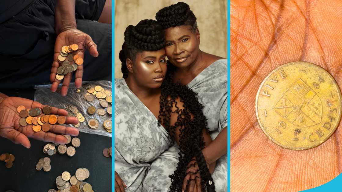 Janet Forson, Lydia Forson's mother, Coins from other countries, Ghana Cedis, Lydia Forson's movies