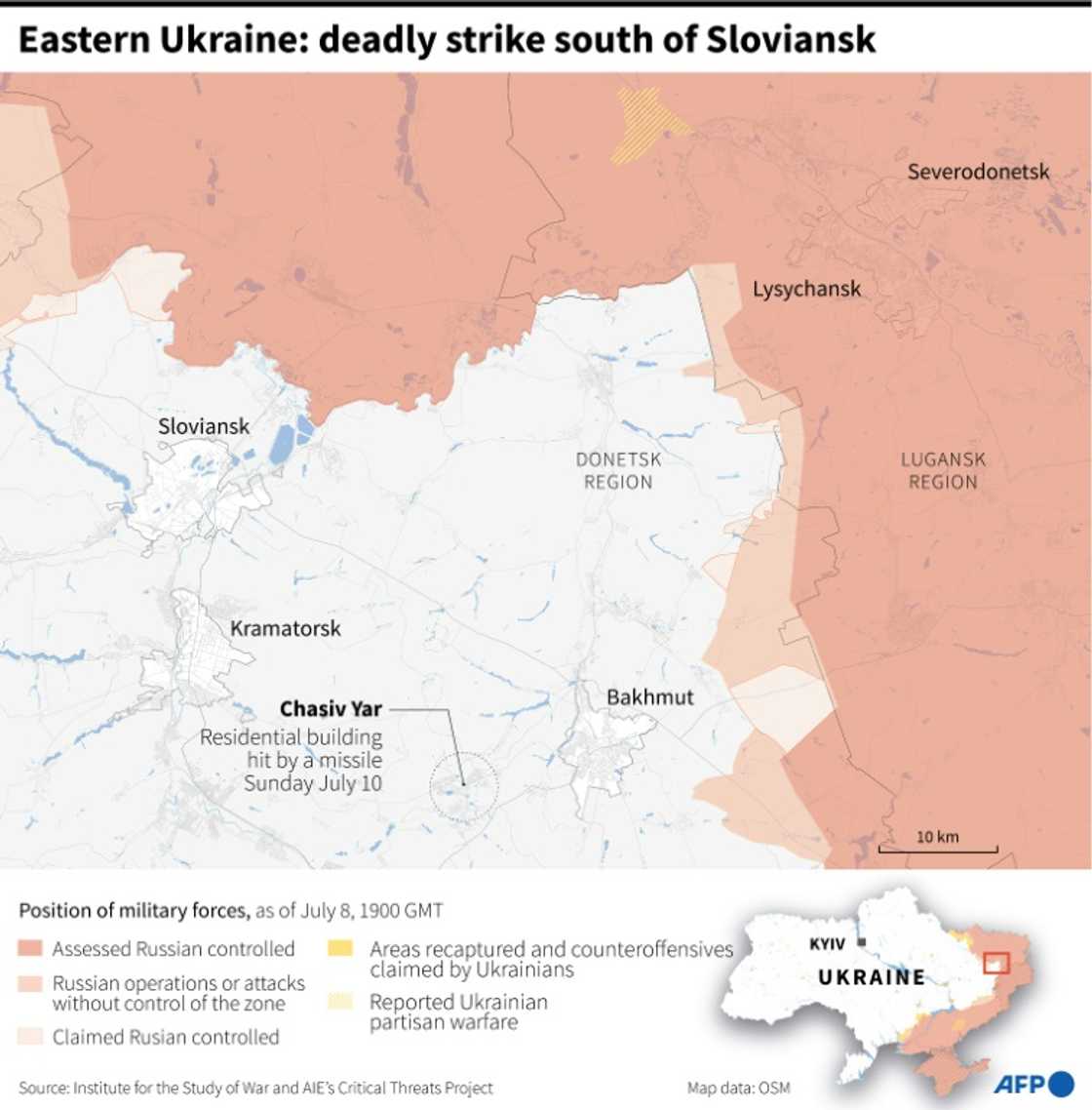 East Ukraine: deadly missile strike south of Sloviansk East Ukraine: deadly missile strike south of Sloviansk