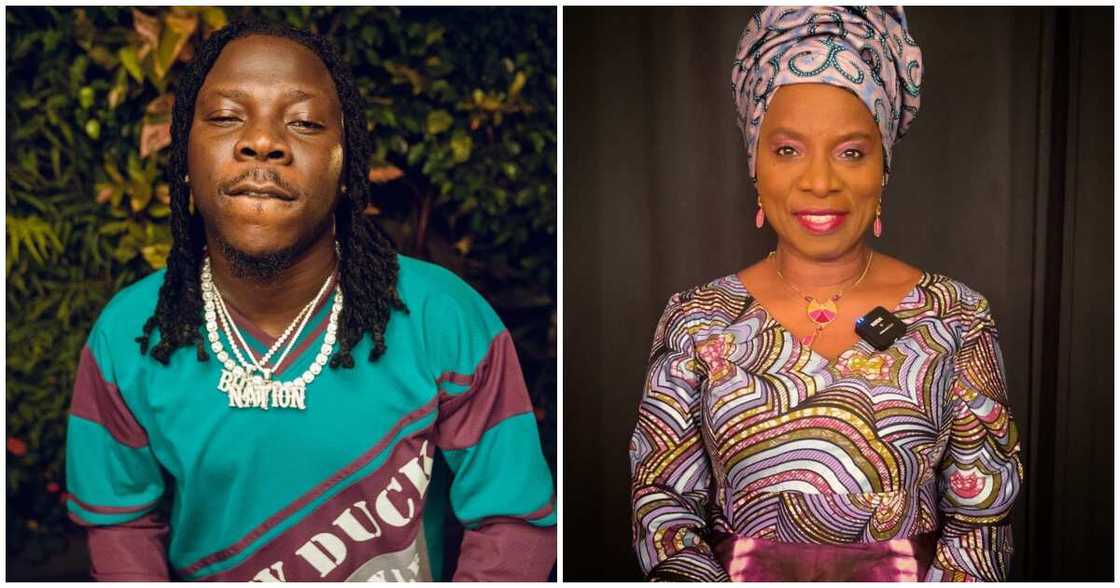 Stonebwoy Set To Feature Angelique Kidjo in Ewe Song From Upcoming Album; News Excites Fans Stonebwoy Set To Feature Angelique Kidjo in Ewe Song From Upcoming Album; News Excites Fans