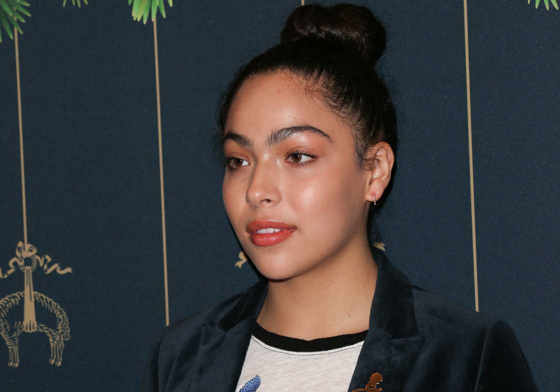 Actress Allegra Acosta attends the Brooks Brothers and St.Jude Annual Holiday Party