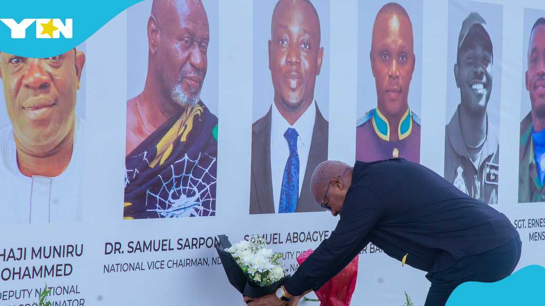 Road Closure, Ghana Police, John Mahama, Army Helicopter Crash, Wreath-Laying Ceremony, Jubilee House, National Mourning