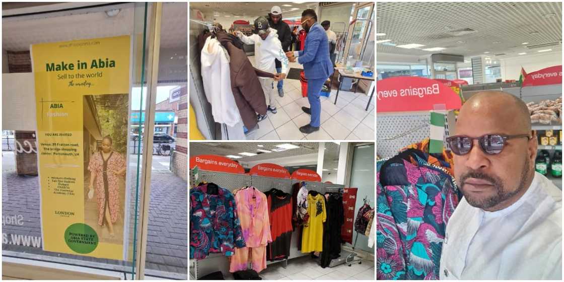 Industrious Nigerian man sets up Made in Aba clothing store in the UK Industrious Nigerian man sets up Made in Aba clothing store in the UK