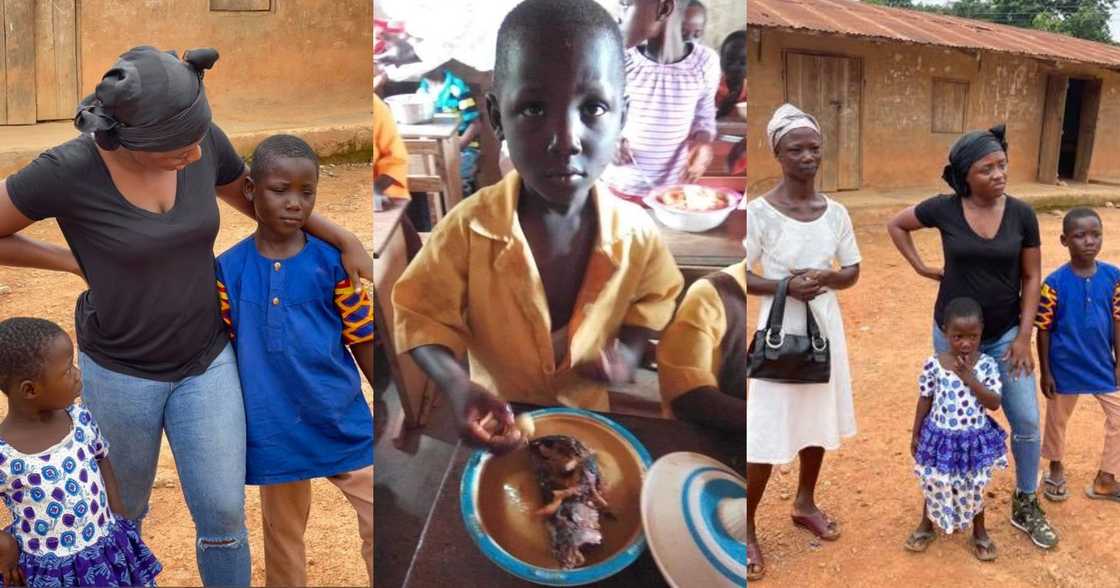 Boy Who Ate Fufu On His Our Day In Viral Photo Gets Sponsors; Set To Relocate To Canada Boy Who Ate Fufu On His Our Day In Viral Photo Gets Sponsors; Set To Relocate To Canada
