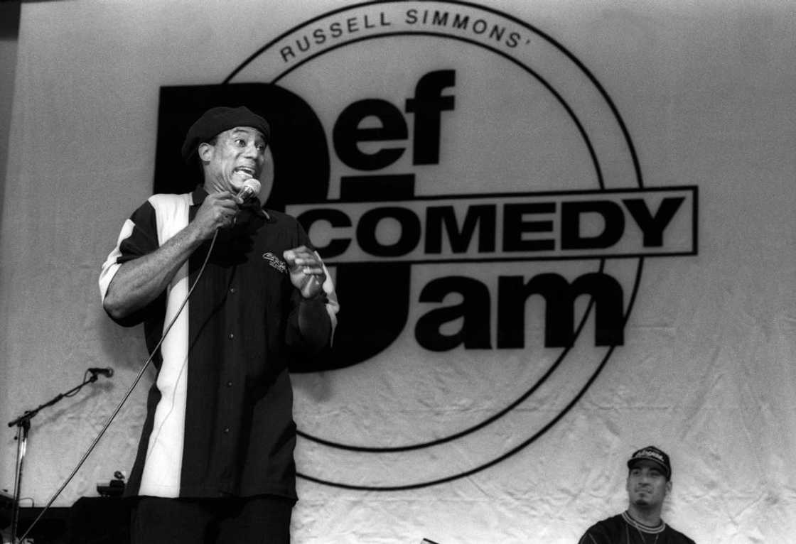Comedian Ricky Harris (aka Richard George Harris II) performs at Russell Simmons' Def Comedy Jam Comedian Ricky Harris (aka Richard George Harris II) performs at Russell Simmons' Def Comedy Jam