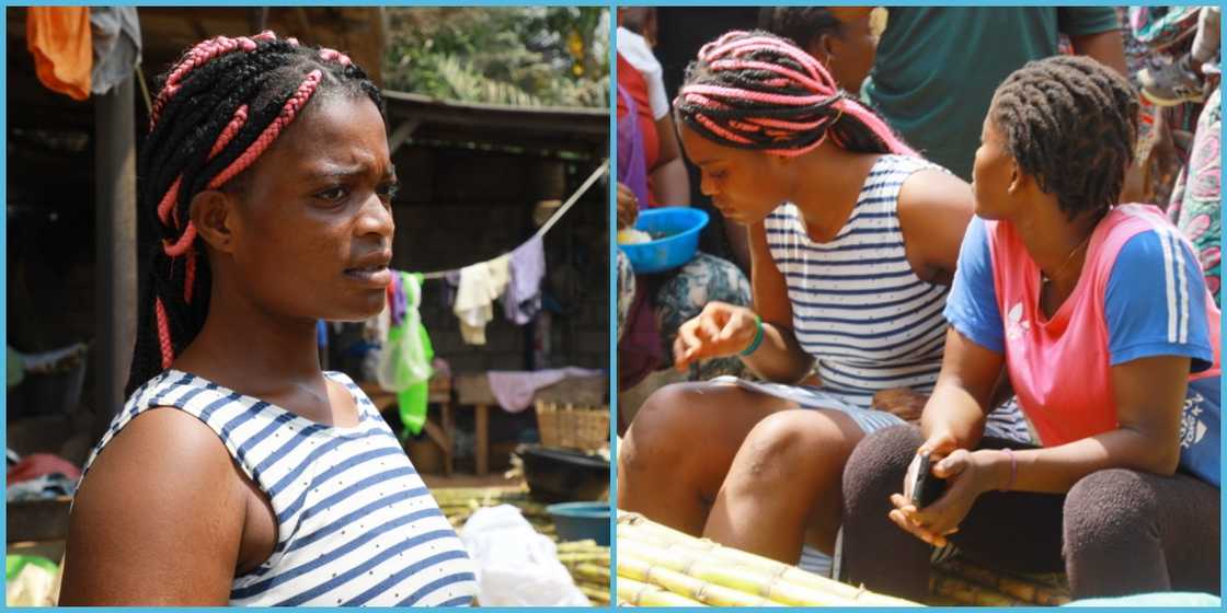 19-Year-Old SHS Graduate Sells Sugarcane To Get Money To Further Education 19-Year-Old SHS Graduate Sells Sugarcane To Get Money To Further Education