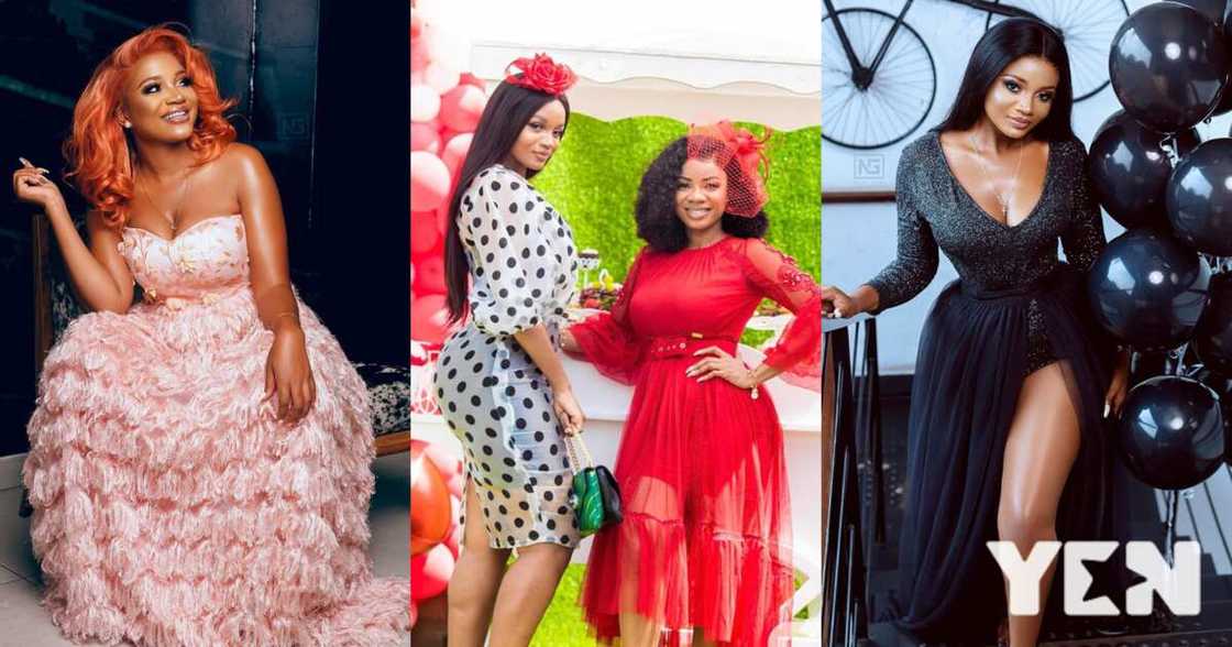 Maame Afua Gyamfuaa: Serwaa Amihere's sister stuns in red outfit